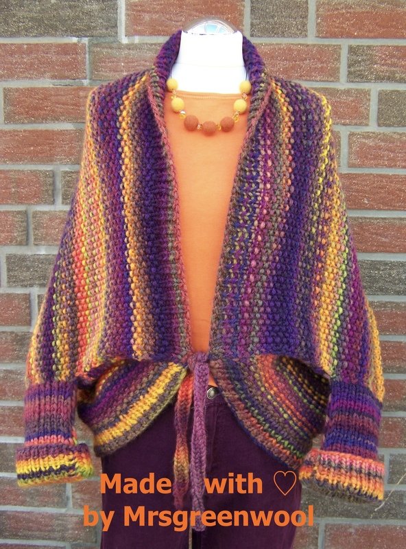 Strickanleitung für Seelenwärmer "Herbstgold"