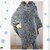 Strickanleitung Poncho mit Loop "Fake - Fur"