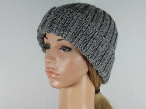 "NordWind" Herrenmütze & Kragenschal PDF-Strickanleitung