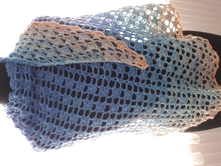 Häkelanleitung Tuch Sömmertied Sommerzeit Dreieckstuch