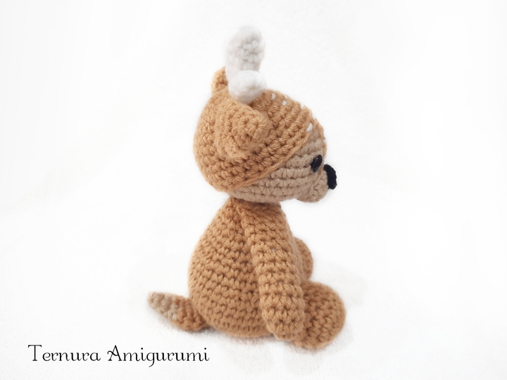 Crochet pattern small deer PDF Ternura Amigurumi English - Deutsch - Dutch