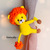 Lion Curtain Tie Back Crochet Pattern