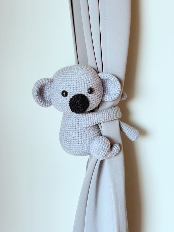 Koala Curtain Tie Back Crochet Pattern - Image 2