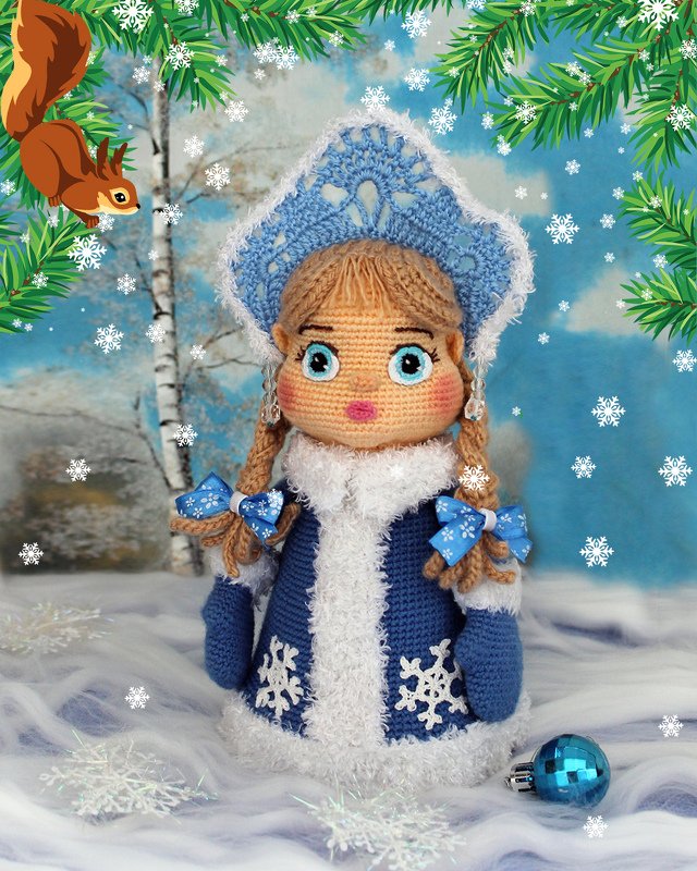 Schneemädchen, Häkelanleitung - Bild 3