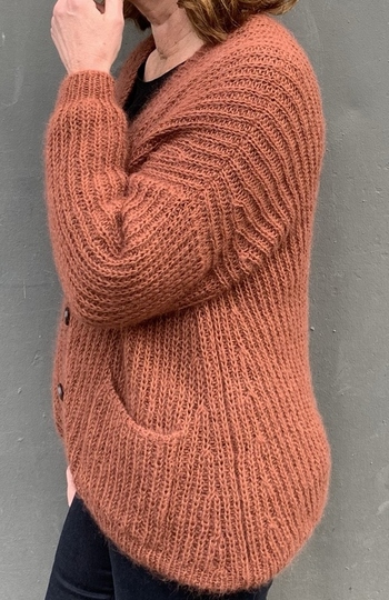 Cardigan Rena Strickanleitung Damen Strickjacke