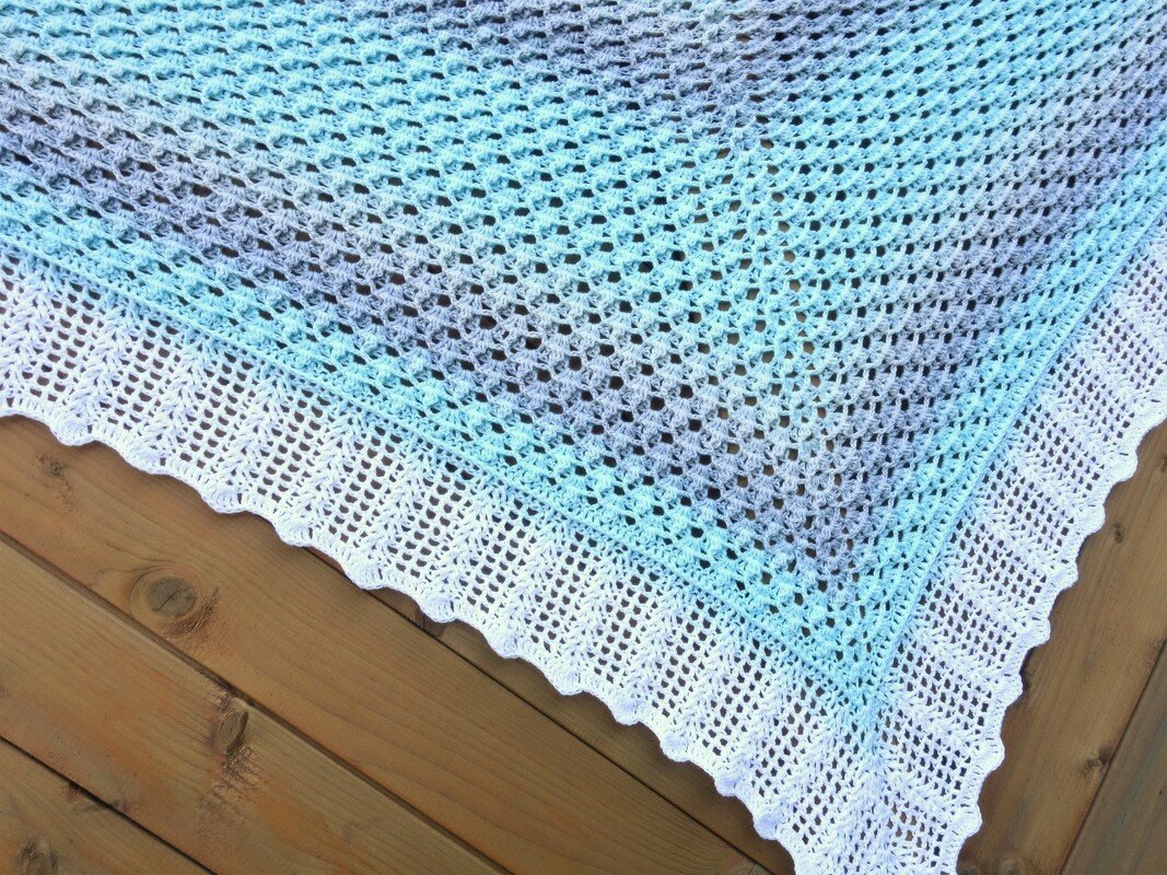 Häkelanleitung Dreieckstuch "Eiszeit" - Bild 5