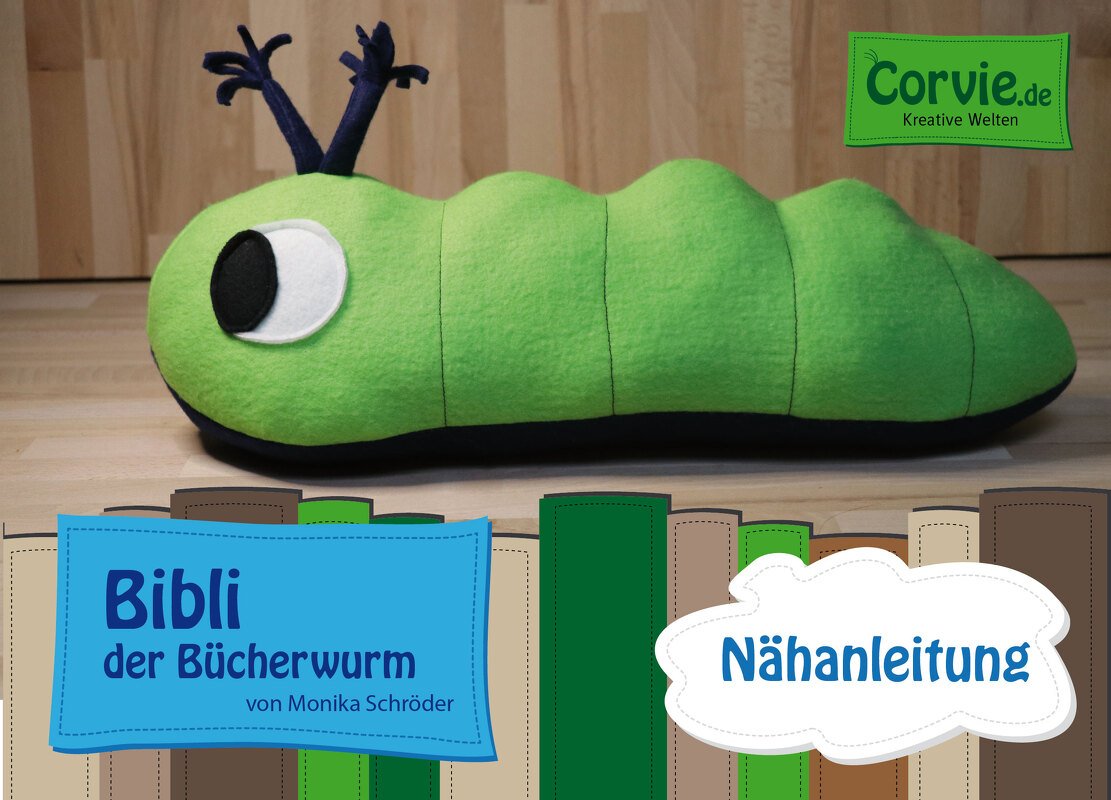 Bibli der Bücherwurm – Nähanleitung + Schnittmuster - Bild 3