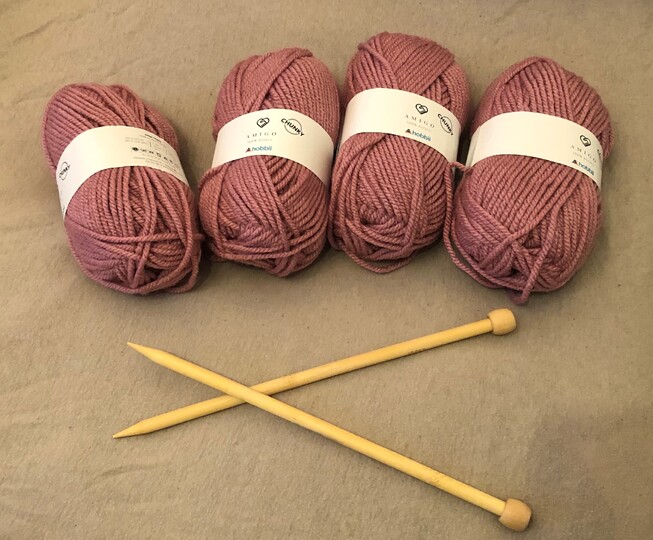 Anleitung für gestrickten Doppel-Loop (Rundschal)