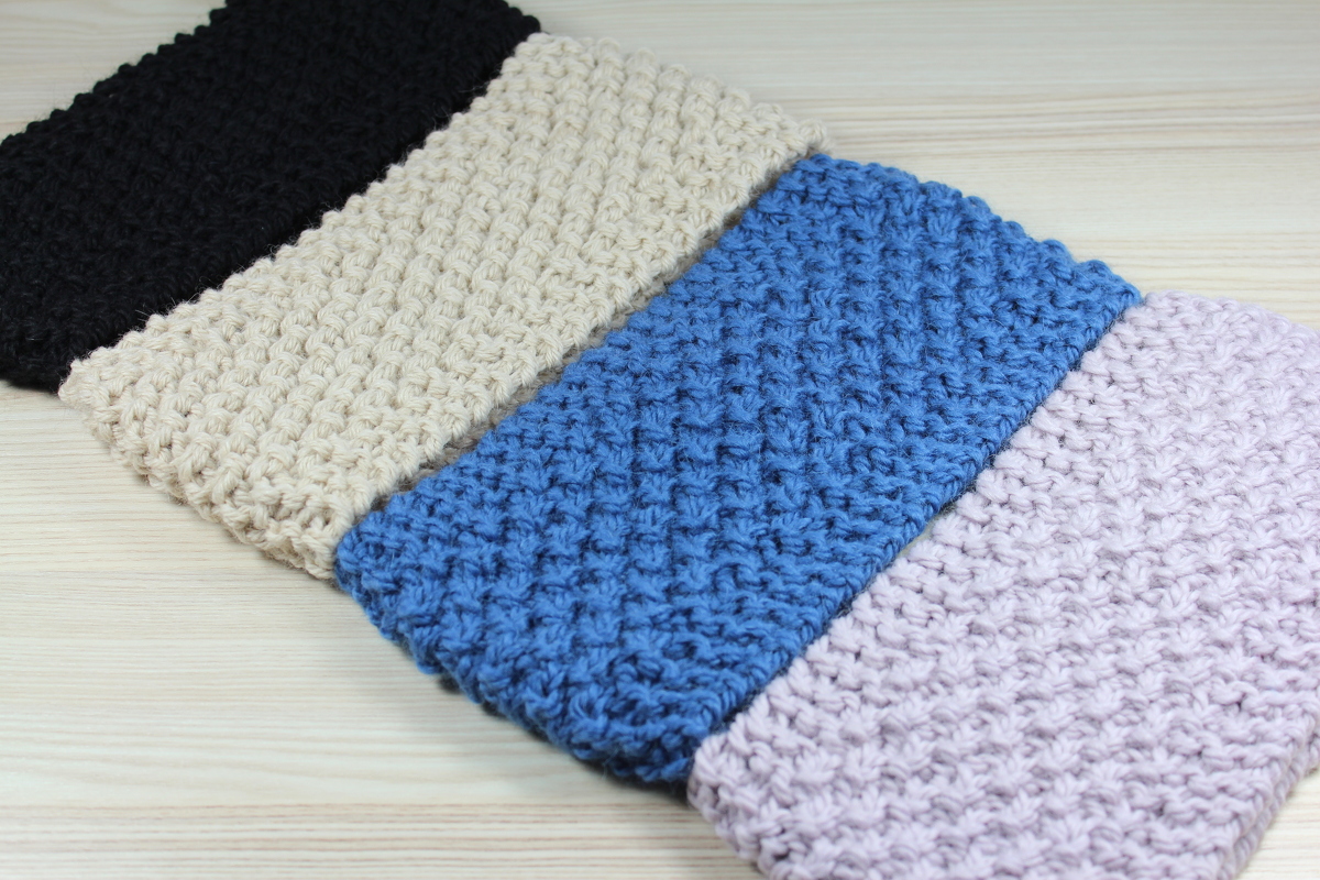 "Freya" gestricktes Stirnband. 1 Anleitung-2 Stirnbänder