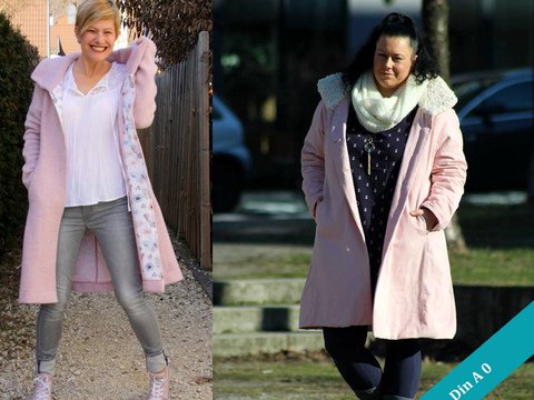 Mantelschnittmuster Ivey in den Größen von 32 - 56