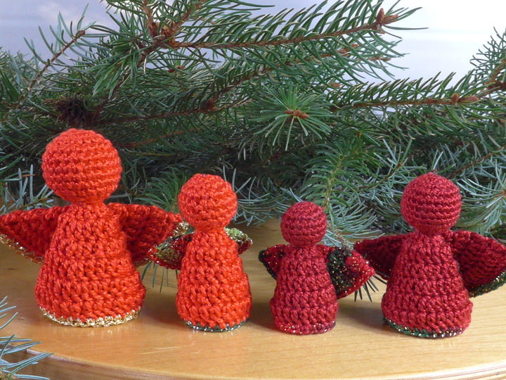 Anleitung Gehäkelter Weihnachtsengel