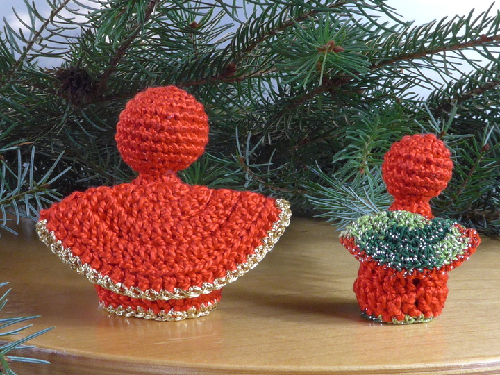 Anleitung Gehäkelter Weihnachtsengel