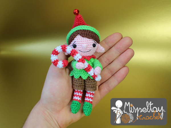 Ornament Christmas elf crochet pattern