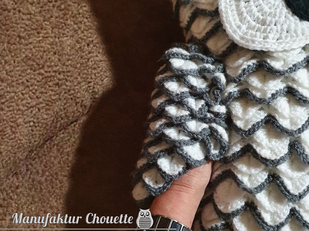 Kissen weiße Eule - Bild 3