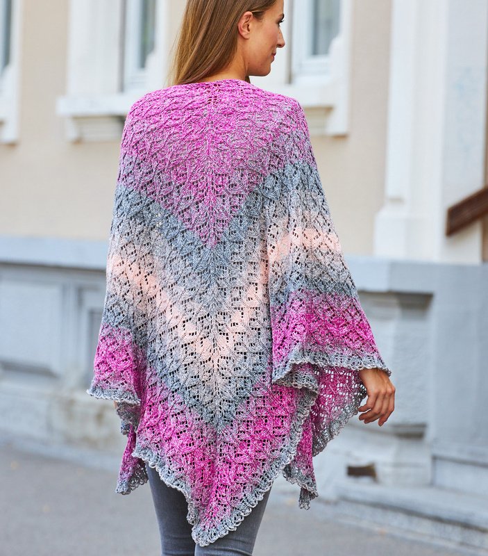 Tuch Barbadelo, gestrickt,  Woolly Hugs BOBBEL - Bild 2