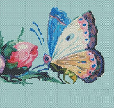 Butterfly Cross Stitch Pattern