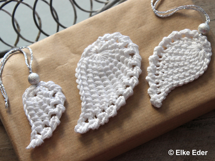 4 Motifs in Economy Set (Christmas 2) - Stars, Wings, Bells, Garland