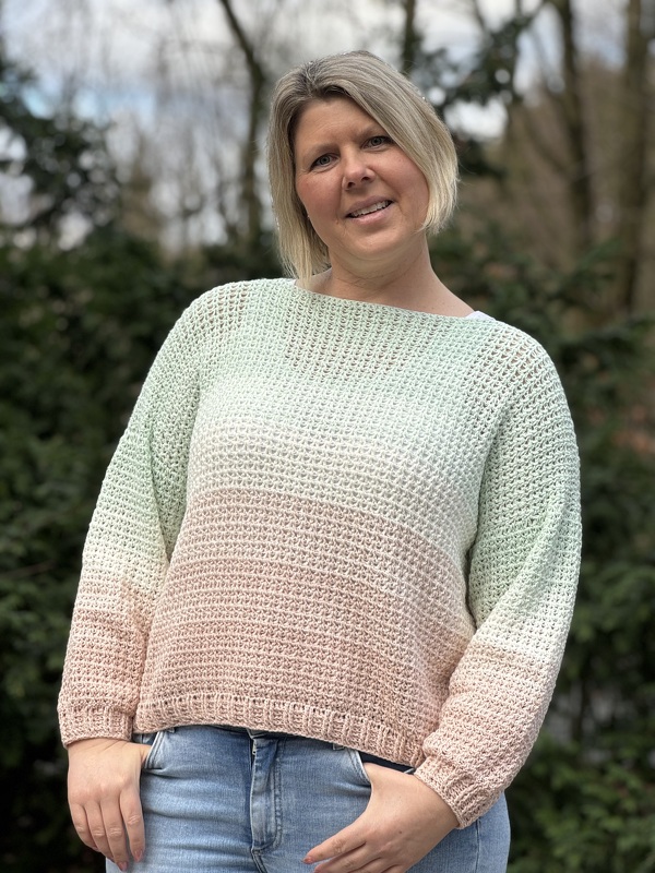 Häkelanleitung Jacke/Weste Pullover/Shirt Salopp  alle Größen - Bild 5