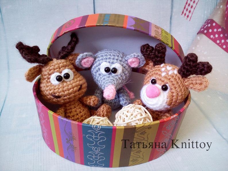 237DE Häkelanleitung Kleines Rehkitz - Amigurumi PDF Knittoy CP - Bild 5