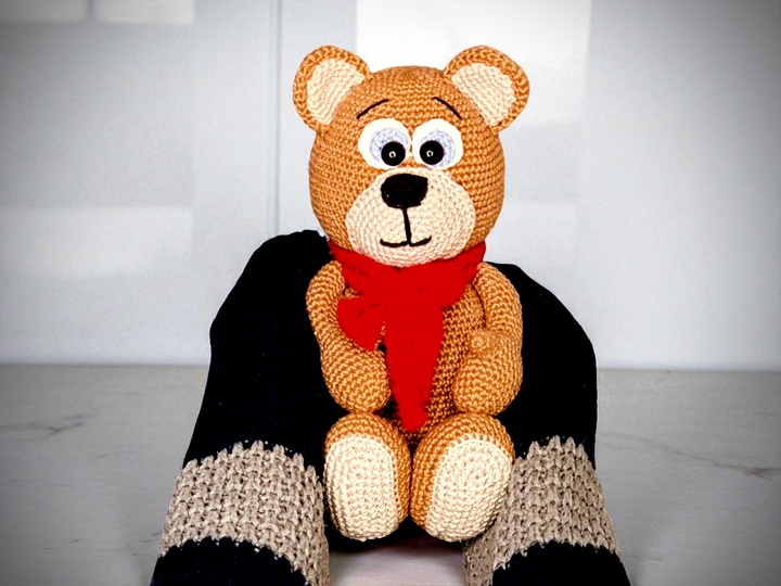 Süße Kuschelbären - Häkelanleitung