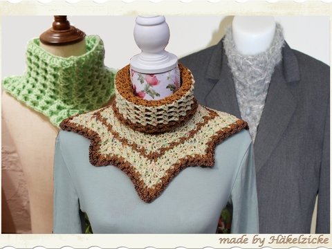 Anleitung Kuscheliger Schalkragen Honeyshell * für alle Größen geeignet