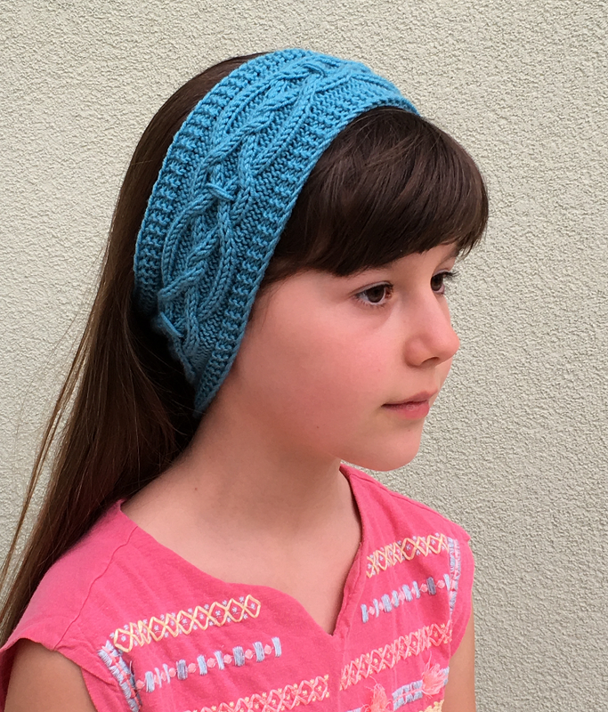 Pattern Rosi Headband with entwined celtic cable - Image 2