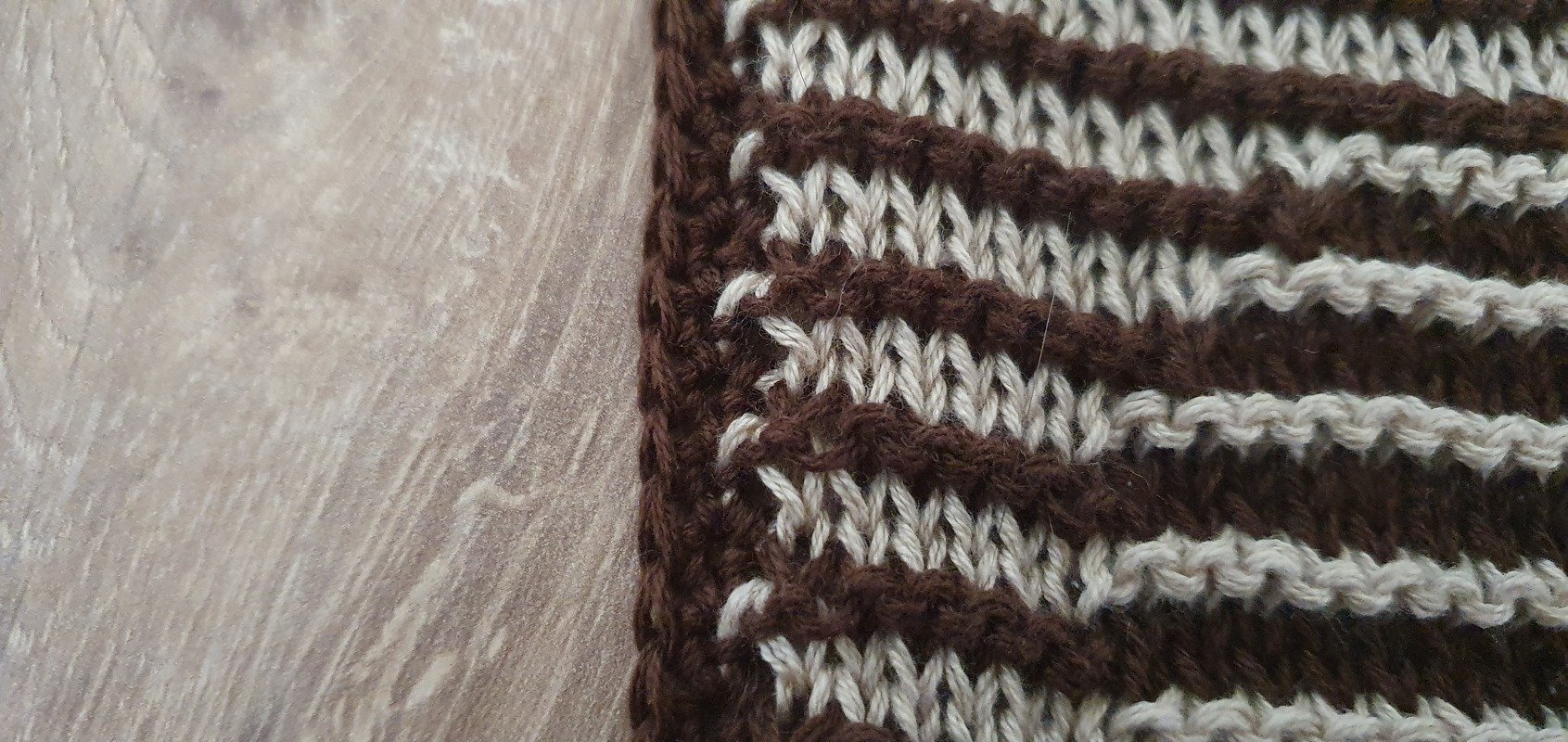 Hund und Katze, Schattenstricken, Illusionsstricken, Motivtuch - Bild 2