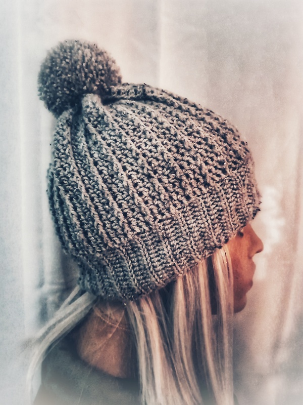 Anleitung Rippchen Häkelmütze