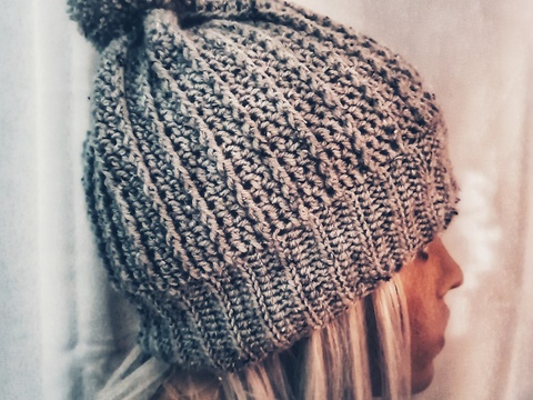 Anleitung Rippchen Häkelmütze