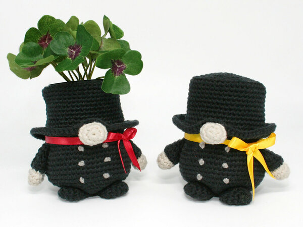 Chimney Sweep Gnome - Lucky Charm - Crochet Pattern