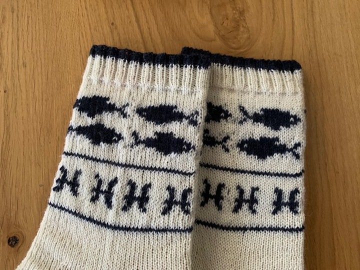 Sternzeichen Socken - Der Fisch