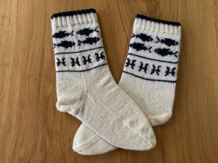 Sternzeichen Socken - Der Fisch