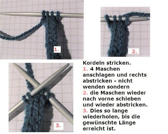 Kordel - häkeln und stricken