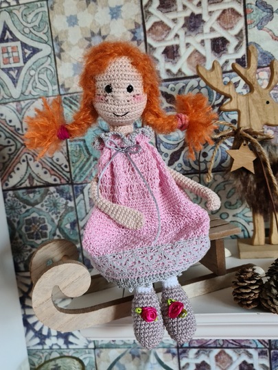 Engelchen Rosalie häkeln (Püppchen häkeln)