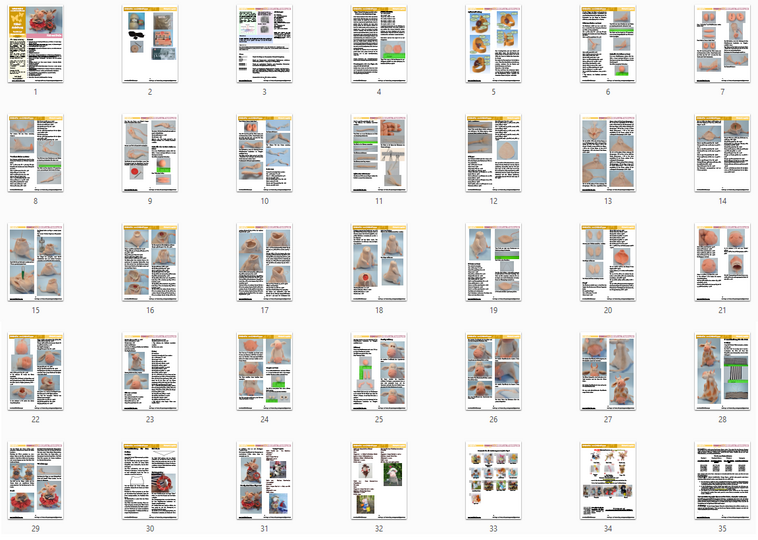 287DE Häkelanleitung Amigurumi Kuh und Bulle - PDF Ogol CP