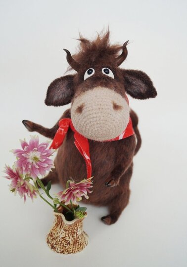 287DE Häkelanleitung Amigurumi Kuh und Bulle - PDF Ogol CP