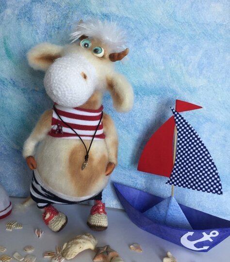 287DE Häkelanleitung Amigurumi Kuh und Bulle - PDF Ogol CP