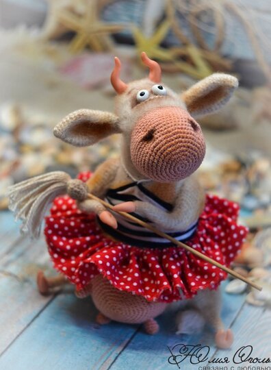 287DE Häkelanleitung Amigurumi Kuh und Bulle - PDF Ogol CP