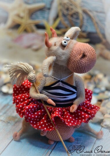 287DE Häkelanleitung Amigurumi Kuh und Bulle - PDF Ogol CP