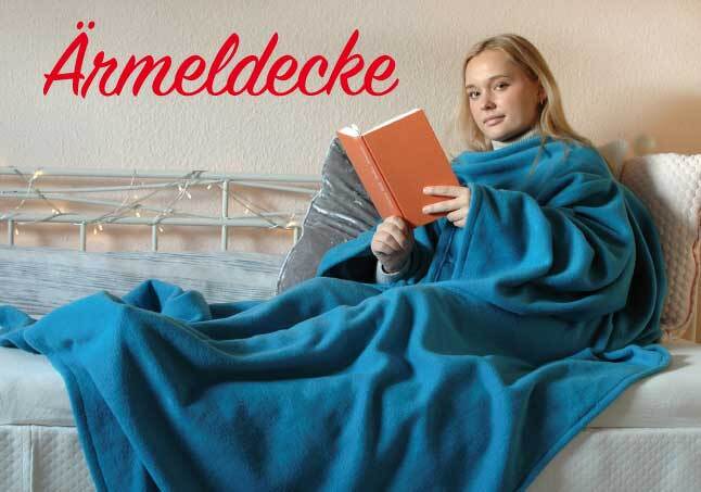 Ärmeldecke Lesedecke
