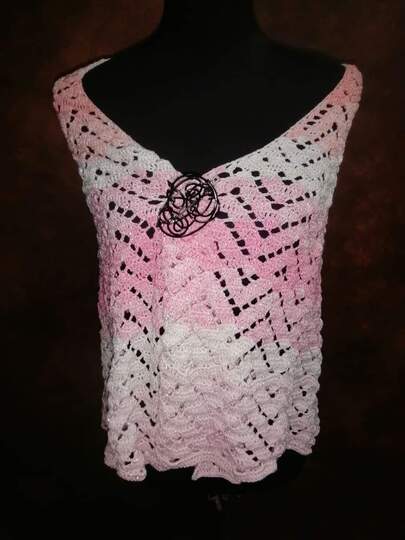 Tuch Melody häkeln Häkeltuch Dreickstuch Schultertuch