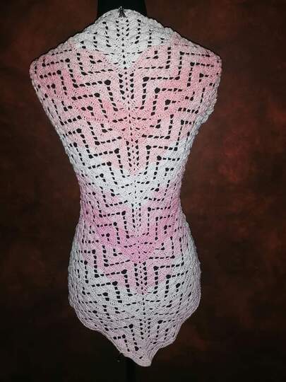 Tuch Melody häkeln Häkeltuch Dreickstuch Schultertuch