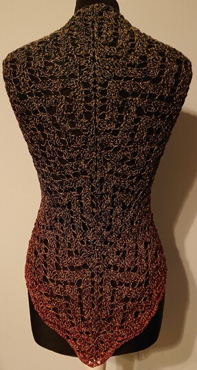 Tuch Melody häkeln Häkeltuch Dreickstuch Schultertuch