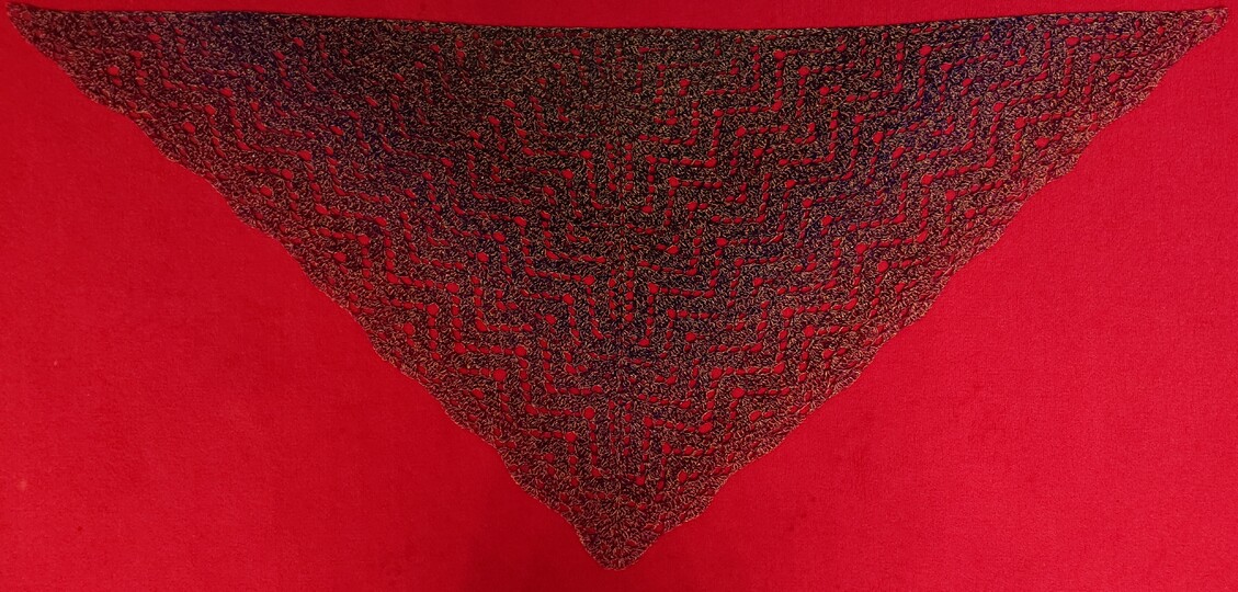 Tuch Melody häkeln Häkeltuch Dreickstuch Schultertuch