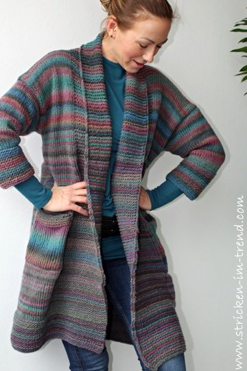 Strickanleitung für Kuschelweste OVERSIZE | Strickweste SoftDream #2