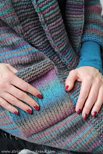 Strickanleitung für Kuschelweste OVERSIZE | Strickweste SoftDream #2