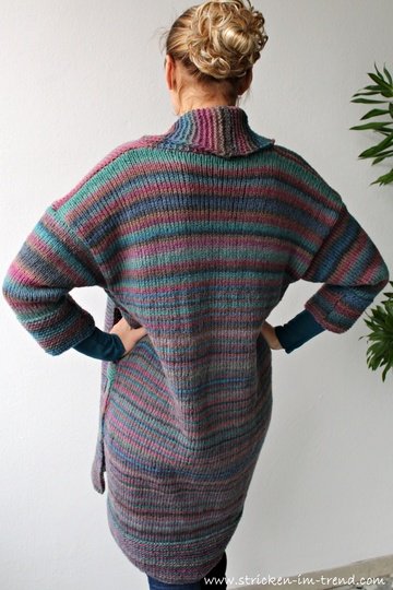 Strickanleitung für Kuschelweste OVERSIZE | Strickweste SoftDream #2