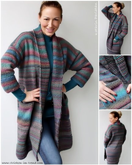 Strickanleitung für Kuschelweste OVERSIZE | Strickweste SoftDream #2