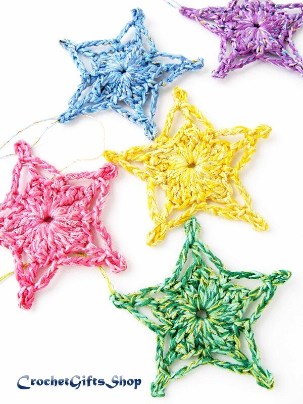 Crochet Pattern Christmas Star Ornaments (9) - Image 16