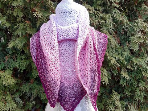 Dreieckstuch "lovely" Häkelanleitung